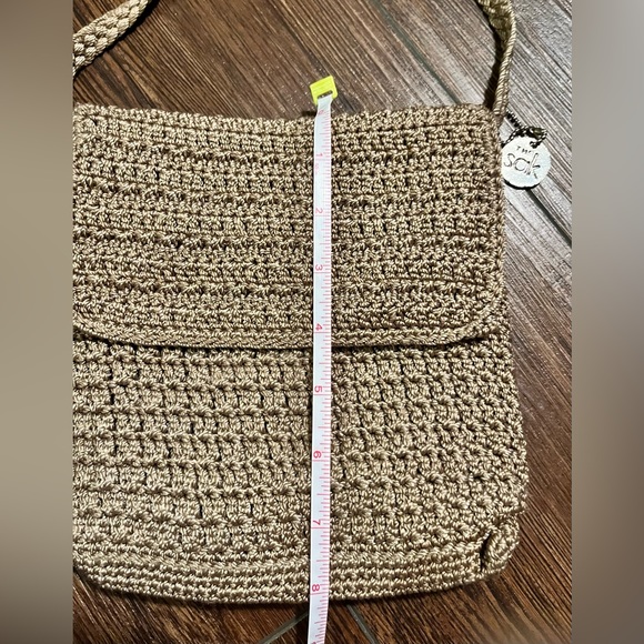 The Sak, small crochet crossbody bag. Tan. - Picture 10 of 11